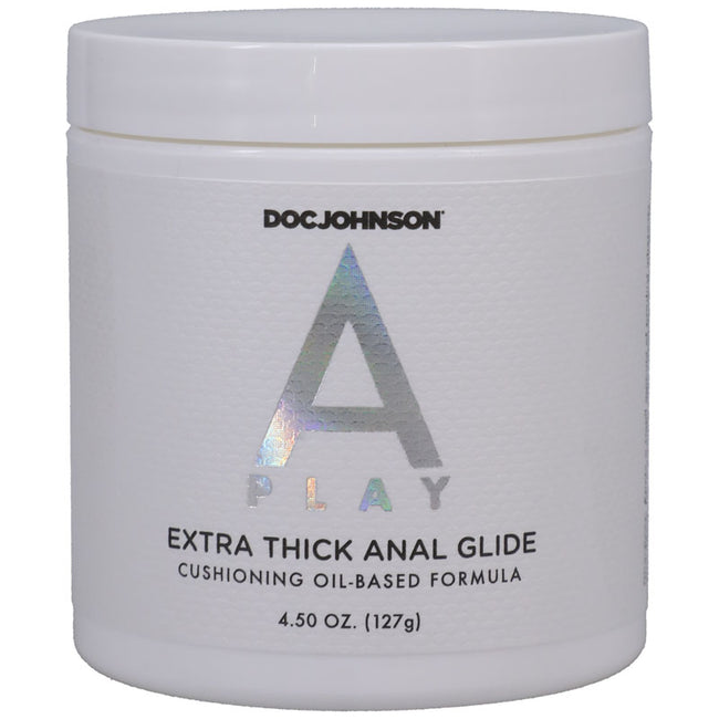 A-Play Extra Thick Anal Glide - Oil Based FISTING Lubricant - 127 gram Tub