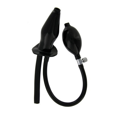 Inflatable ENEMA Plug Silicone Black
