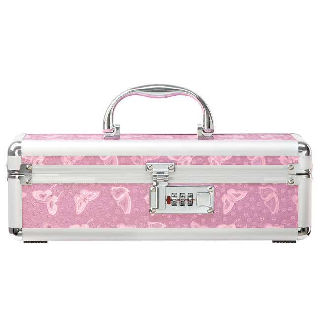 Lockable Medium Vibrator Case - Pink