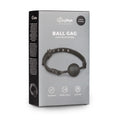 Ball Gag 40mm Silicone Ball - Black solid