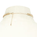 Necklace heart design pendant Gold or Silver