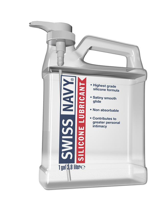 Swiss Navy Silicone Lubricant 1gal/3.8L