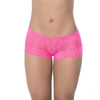 Lace Boyshort Hot Pink S