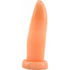 Tongue Shape Anal Plug - Flesh