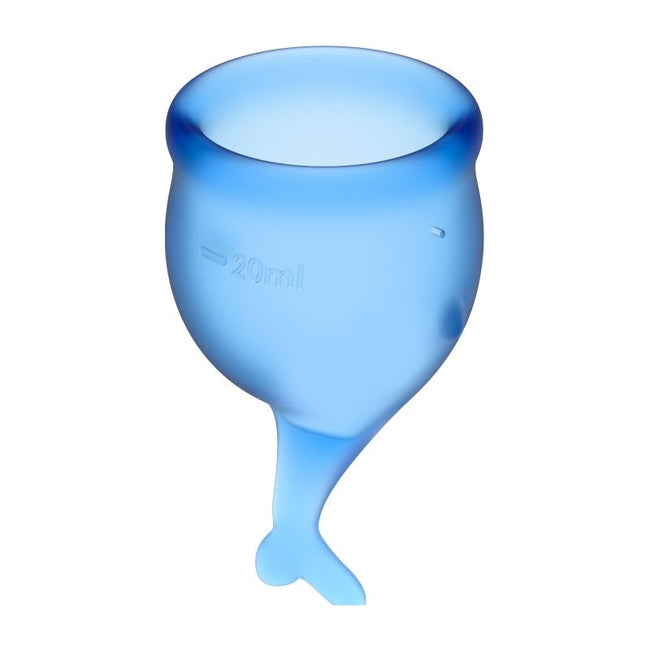 Feel Secure Menstrual Cup Dark Blue 2pcs
