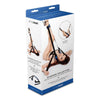 Whip Smart Diamond Deluxe Sex Sling w Ankle Restraints Blue