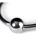 Metal Penis Head Stimulation Ring 3cm inner diameter with ball