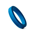 Classic Silicone Medium Stretch Penis Ring 44mm Blue