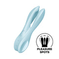 Satisfyer Threesome 1 - Light  Triple Head Vibrating Stimulator BLUE