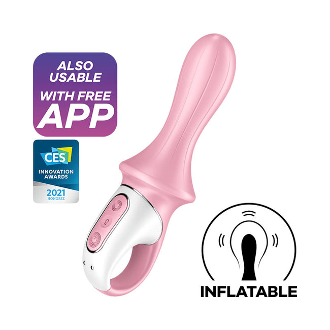 Satisfyer Air Pump Booty 5 -  USB Rechargeable Inflatable Anal Vibrator with App Control
