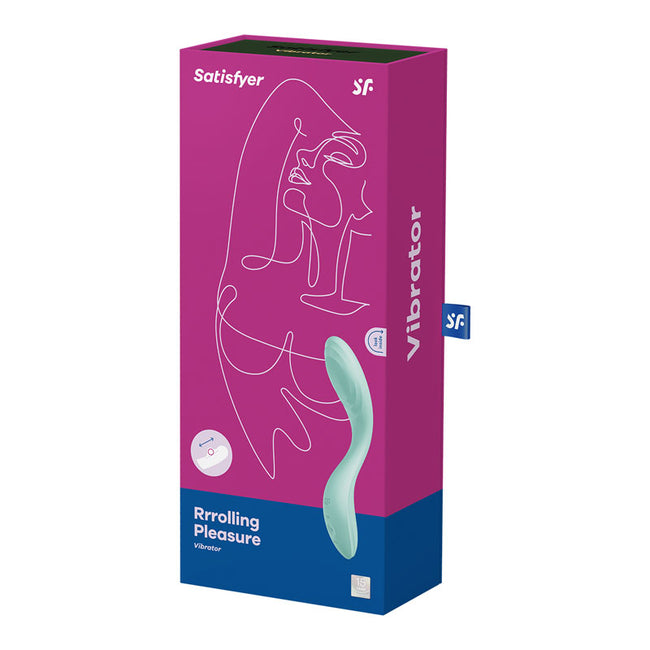 Satisfyer Rrrolling Pleasure - Mint USB Rechargeable Vibrator