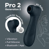 Satisfyer Pro 2 Gen 3 with APP Control - Dark Grey Touch-Free USB-Rechargeable Clit Stimulator