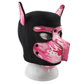 Camo & pastel colour Puppy Play masks