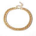 Necklace chunky gold links