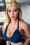 Helen 165cm tall Blonde sex doll with light tan skin B86 x W60 x H93
