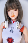 Moe 168cm tall Brunette Asian sex doll with pale skin tone B69 x W53 x H71cm