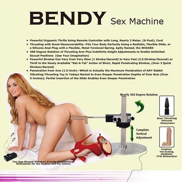 Bendy Sex Machine - Mains Powered Sex Machine