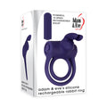 Adam & Eve Couples Cock Ring - Rechargeable Vibrating Rabbit
