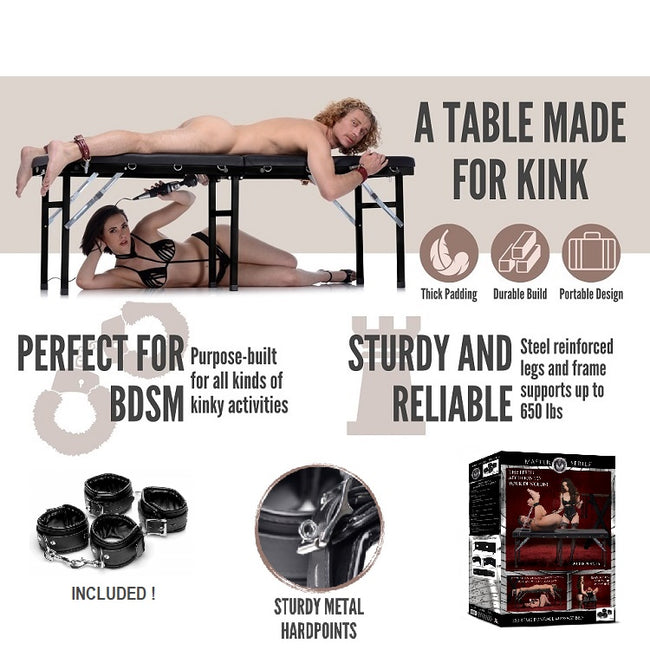 Master Series Extreme BDSM Milking & Bondage Table
