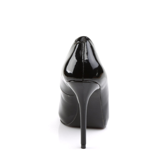 Amuse 20 Classic Pump with 5 inch heel - Black Patent