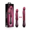 Temptasia Trixie Thrusting Dildo - Wine  25.4 cm USB Rechargeable Thrusting Dildo