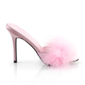 Classique 01F Slipper with 4 inch heel - Pink