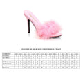 Classique 01F Slipper with 4 inch heel - Pink