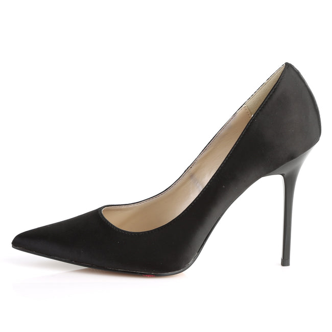Classique 20 Pump with 4 inch heel - Black Faux leather