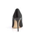 Classique 20 Pump with 4 inch heel - Black Faux leather
