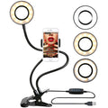 LED Ring light for phones. For livestream, videochat, video footage & selfies