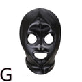 PU Leather Hood for BDSM Style G