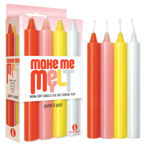 Make Me Melt Drip - Pastel Drip BDSM Candles 4 Pack
