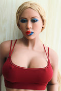 Queena 164cm tall Blonde sex doll with medium skin tone B90 x W59 x H88 cm