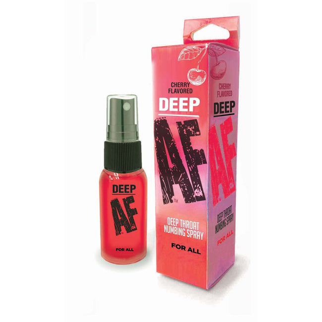 Deep AF - Cherry - Cherry Flavoured Deep Throat Spray - 29 ml