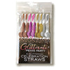 Glitterati - Celebration Straws - Party Straws - 8 Pack
