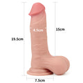 Sliding Skin Dual Layer 19.5 cm Bendable Dong