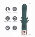 Maia Kusha - 420 Green 15.2 cm USB Rechargeable Rabbit Vibrator