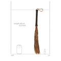 OUCH! Italian Leather 12 Stylish Tails & 12 Inch handle -  84 cm Flogger Whip