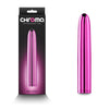 Chroma 17 cm USB Rechargeable Smooth Basic Vibrator - Metallic Pink
