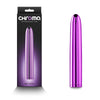 Chroma 17 cm USB Rechargeable Smooth Basic Vibrator - Metallic Purple
