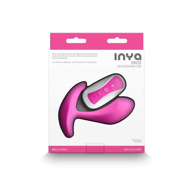 INYA Eros - USB Rechargeable Internal Ride-on Vibe w. Remote PINK