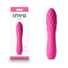 INYA Rita 13.8 cm USB Rechargeable textured surface vibrator - Pink