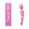 Sugar Pop Aurora 22.8 cm USB Rechargeable Clit sucking Massage Wand - Pink