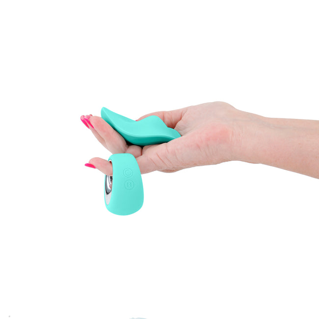 Sugar Pop Leila - Rechargeable Panty Vibrator with Remote & App control TEAL