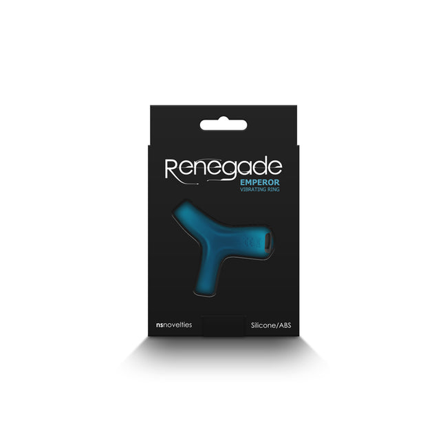 Renegade Emperor USB Rechargeable Vibrating Cock & Ball Ring - Teal