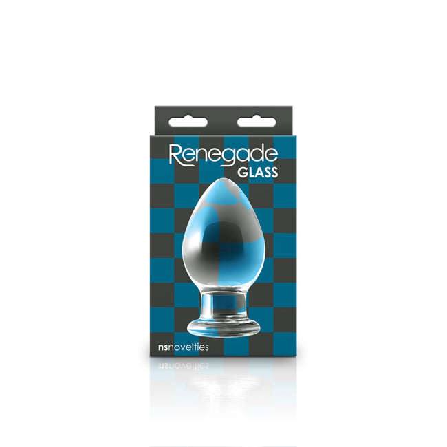 Renegade Knight -  Glass 13.2 cm Butt Plug