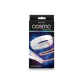 Cosmo Bondage Collar & Leash - Rainbow - Metallic Rainbow Restraint