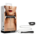 OUCH! Diamond Studded Collar With Leash -  Restraint