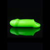 OUCH! Glow In The Dark Smooth Thick Stretchy Penis Extension Sleeve 15.5 cm