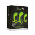 OUCH! Glow In The Dark Prostate Massager kit - Set of 3